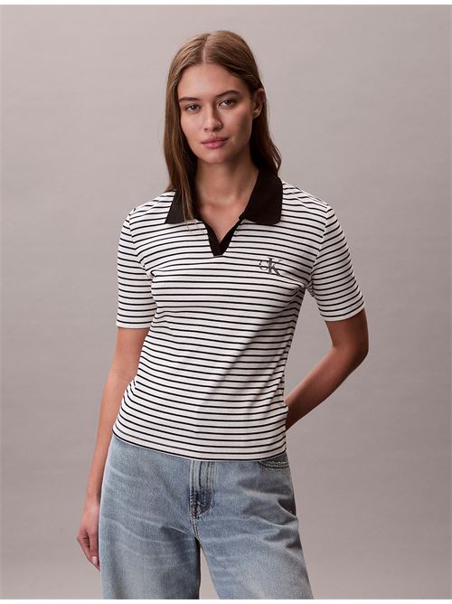 monologo rib polo (stripe) CALVIN KLEIN JEANS | LV047F835GXDY